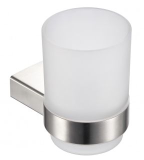 Держатель со стаканом Milacio Ultra MCU.961.SS нержавеющая сталь